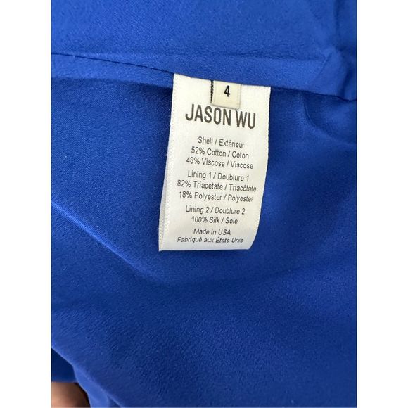 NWT JASON WU COLLECTION Strapless Balloon-Peplum Taffeta Gown US 4 $6195 - Picture 13 of 13